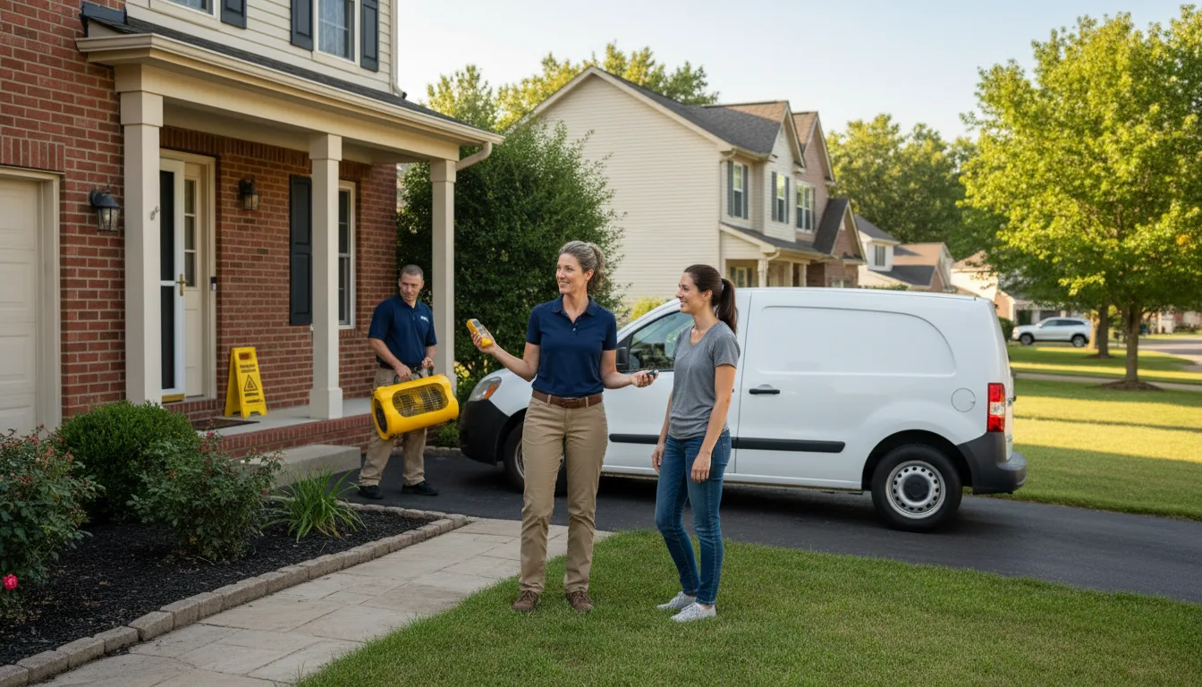 Residential water damage restoration in Lamar, CO